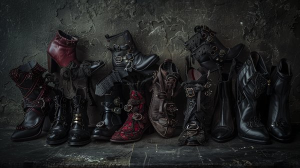 Découvrez la collection unique de chaussures gothiques